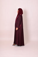 Beaded fringe- Burgundy