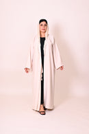 Pearl fringe- beige