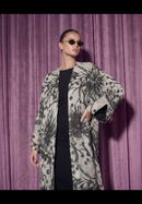 Chiffon double faced abaya