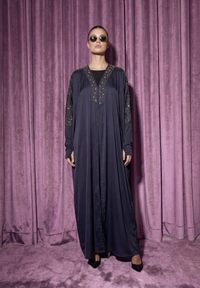 Hand embellishment abaya